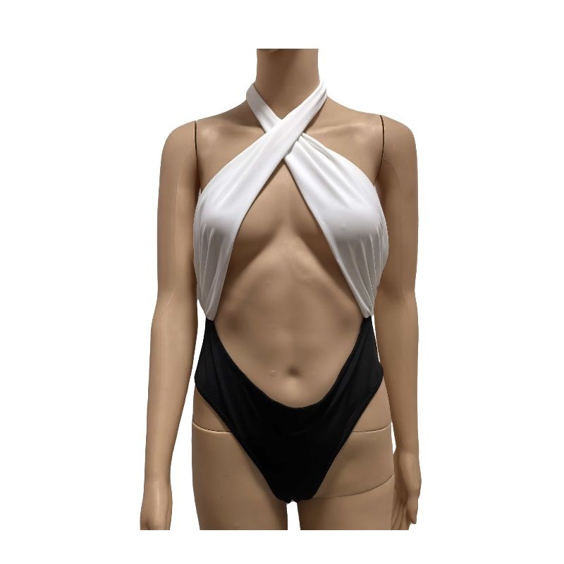 One Piece Swimsuit Slimming Cutout Fashoin Swimwear Bathing Suit Female Beachwear
