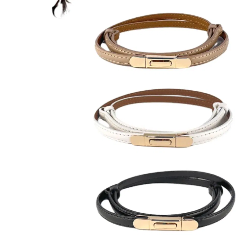 Best Seller Wholesale Thin Belt Leather Women's Belt Versatile Fashion Accessories