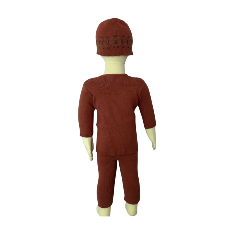 Cozy Knitted Baby Sets and Hats for Newborns Fashion Clothing Kids Clothes Baby Girl Clothing