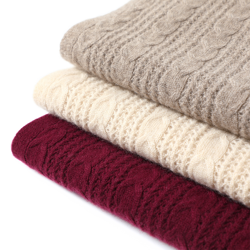 Warm Knitted Women's Poncho Cashmere Pashmina Girls' Scarves Shawls