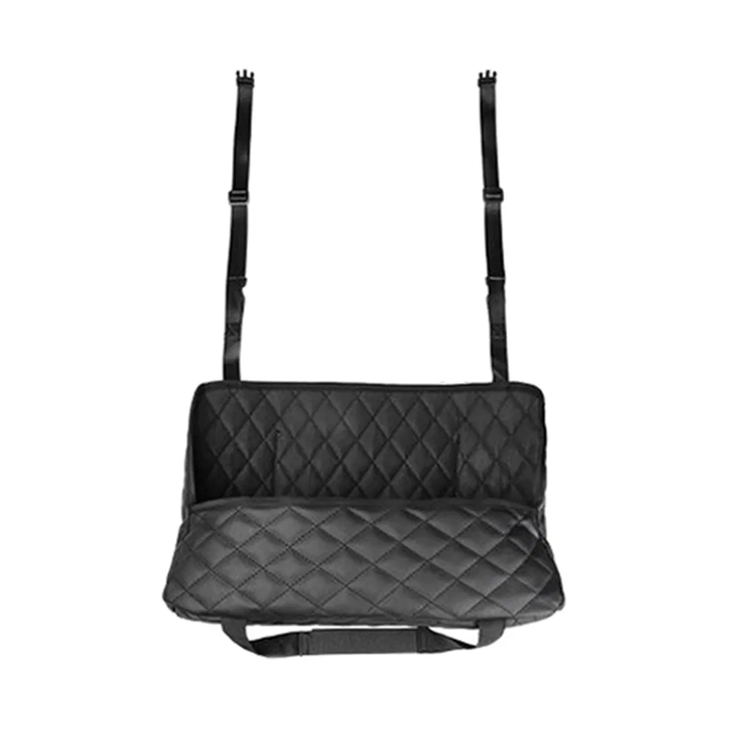 Stylish OEM Leather Car Handbag Holder for Snacks and Accessories