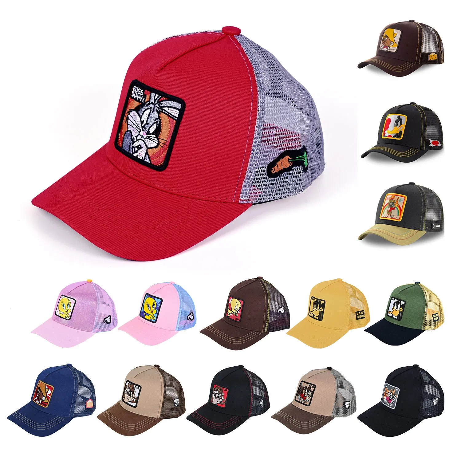 Factory Price Sport Hats Wholesale Cap 5 Panel Custom Logo Snapback Baseball Cap Trucker Cap