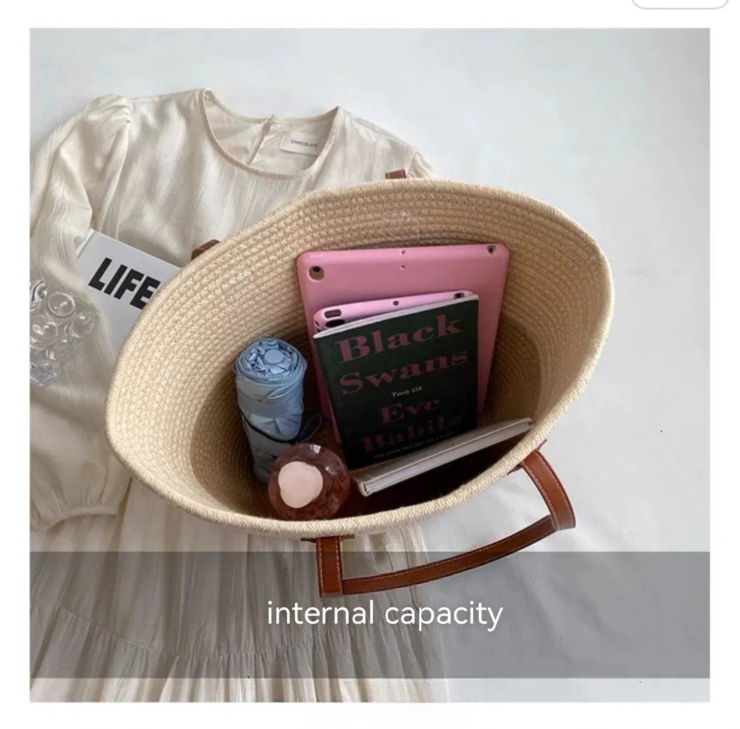 Woven Straw Handbag View 1