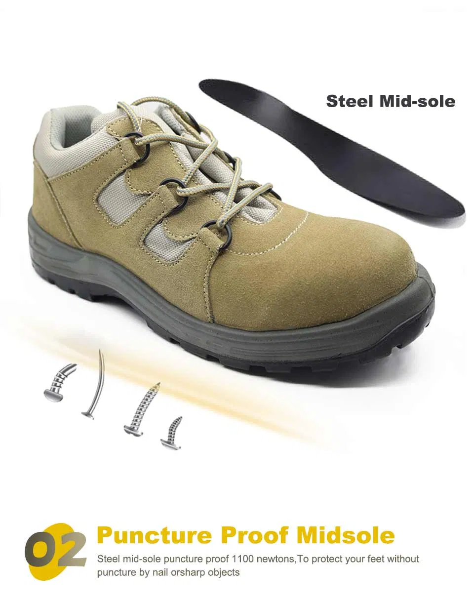 Sport Style Anti-Piercing Safety Footwear for Engineering Working