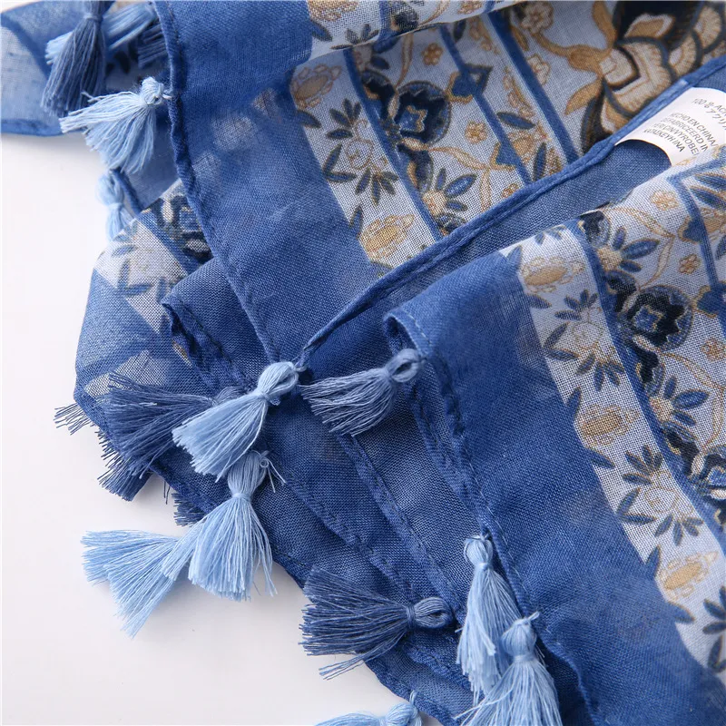 Ethnic Print Scarf Detail