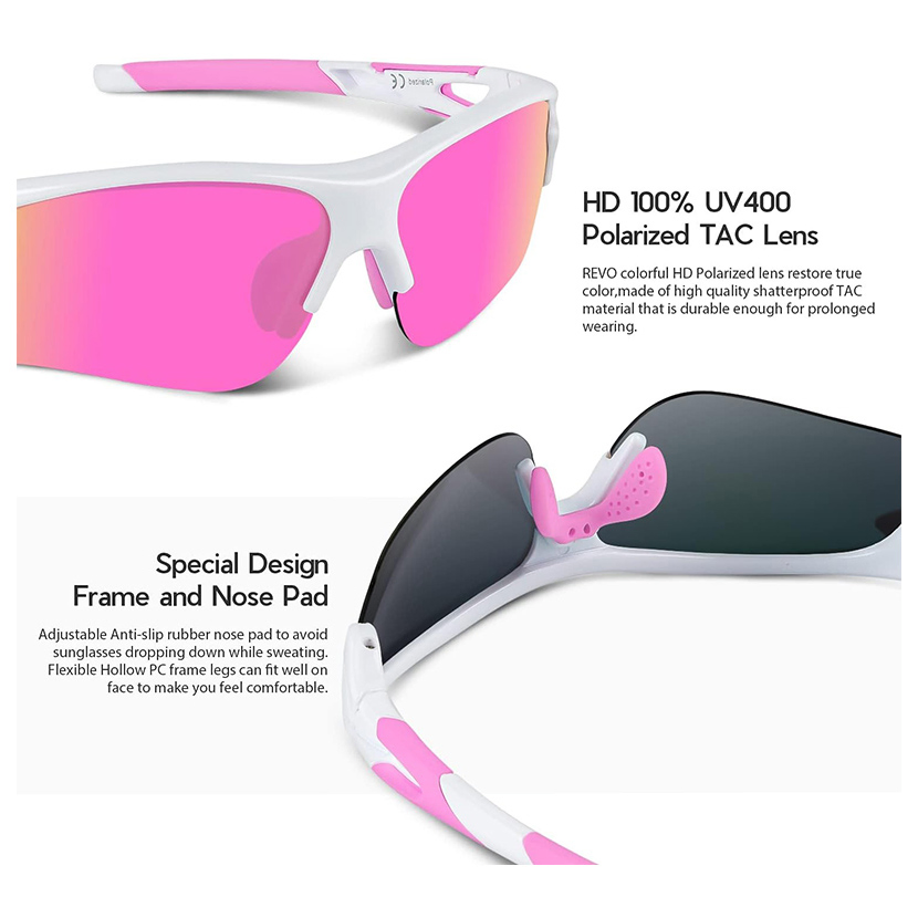 Cycling Outdoor Glasses with Mirror Lenses UV400 Sports Eyewear
