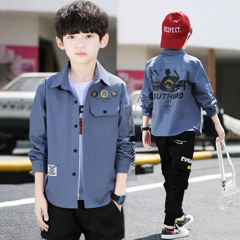 Wholesale Graphic Fashion 1688 Guangzhou Factory Kids Apparel Boy Clothes Printing Comfortable Boy Hoodies Sets