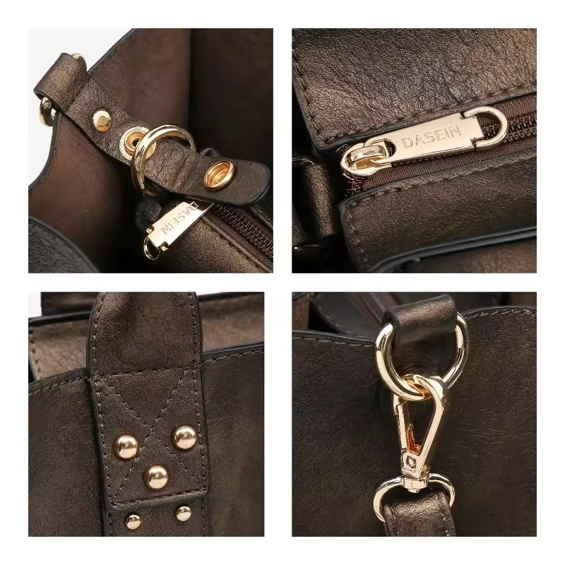 Promotional 3PCS Purse Briefcase Work Handbag Shoulder Bag Tote