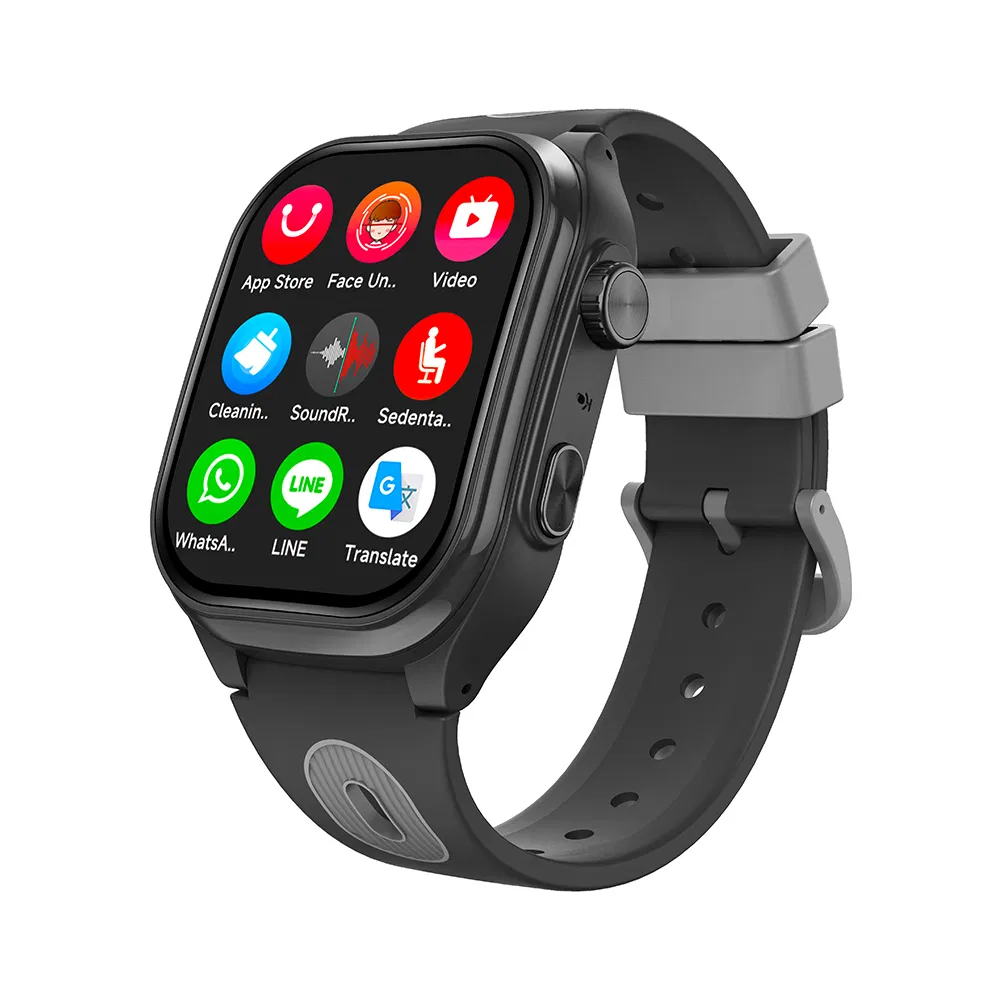 New Android 4G Waterproof fashion Kids safety GPS tracker Smart watch with hidden rotation Camera D43