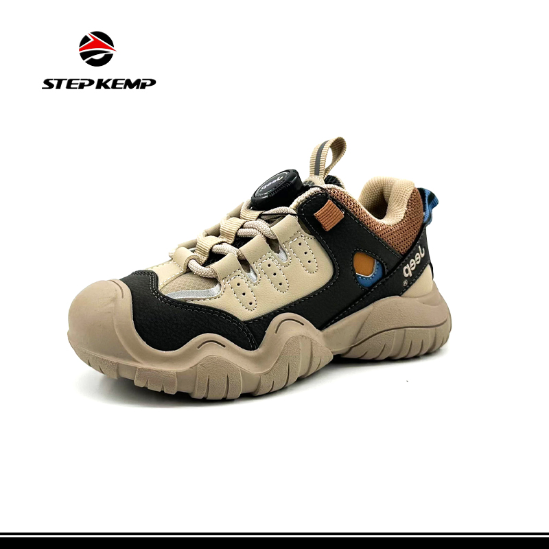 Kids Rubber Sole Fashion Winter Plush Lining Sports Running Shoes Ex-24r2540