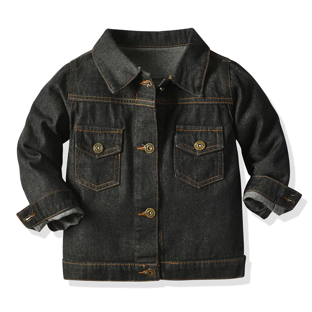 Children Denim Jean Jacket Kids Clothes Kids Denim Jackets Jeans Jacket Kids Wear Fashion Wear Girls Boys Jackets Jeans Coat Denim Clothes Children Fashion Wear