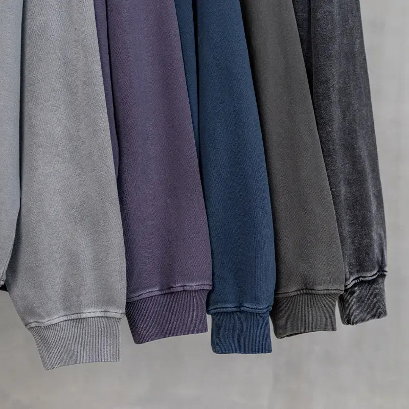 Custom Oversize Breathable Skin-Friendly Light Weight Sweatshirt Basic Puff Printing Hoodie