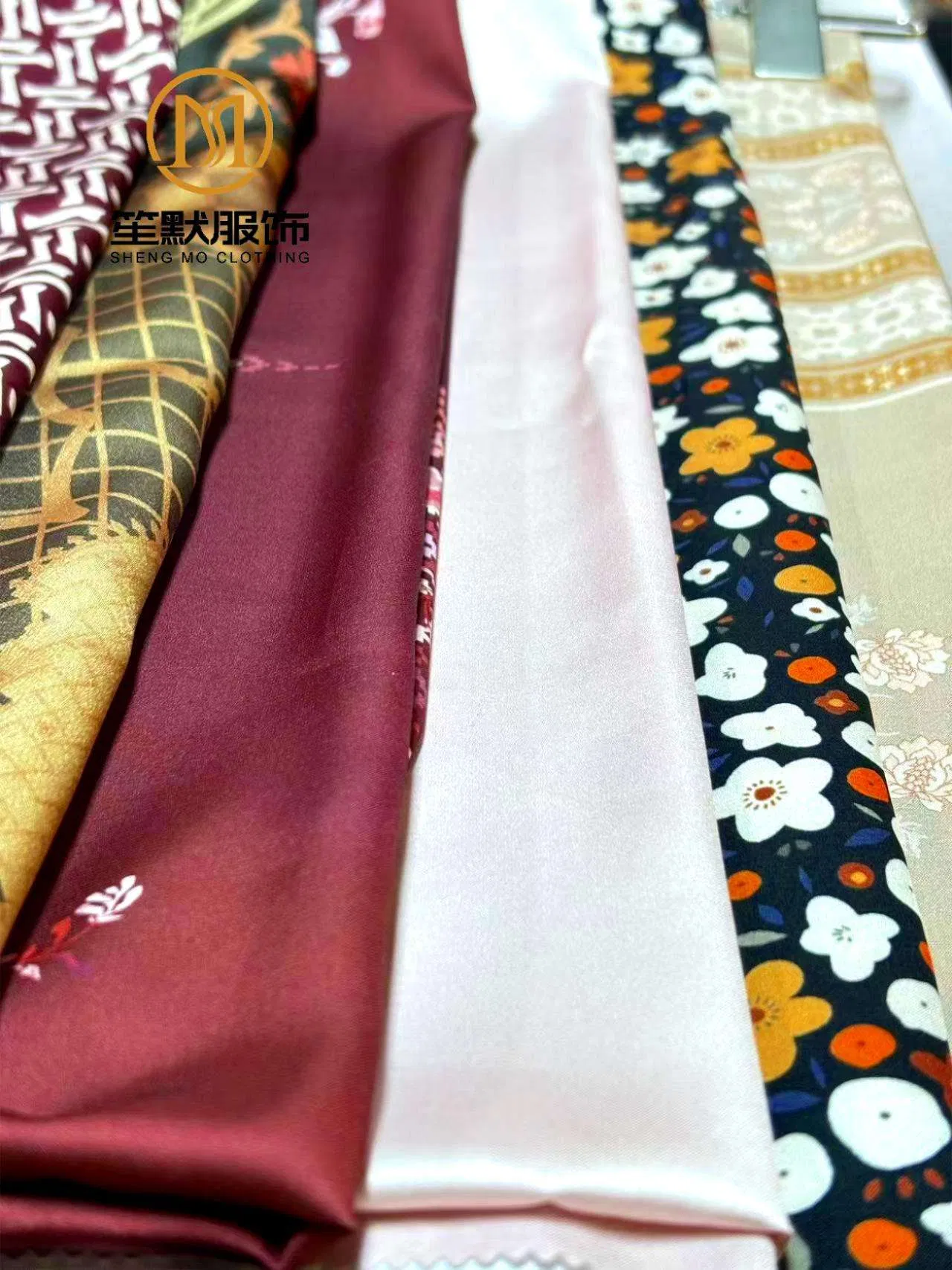 Elastic Satin Baby Seam 70*180cm Printed Hijab Muslim Scarf Shawl Factory