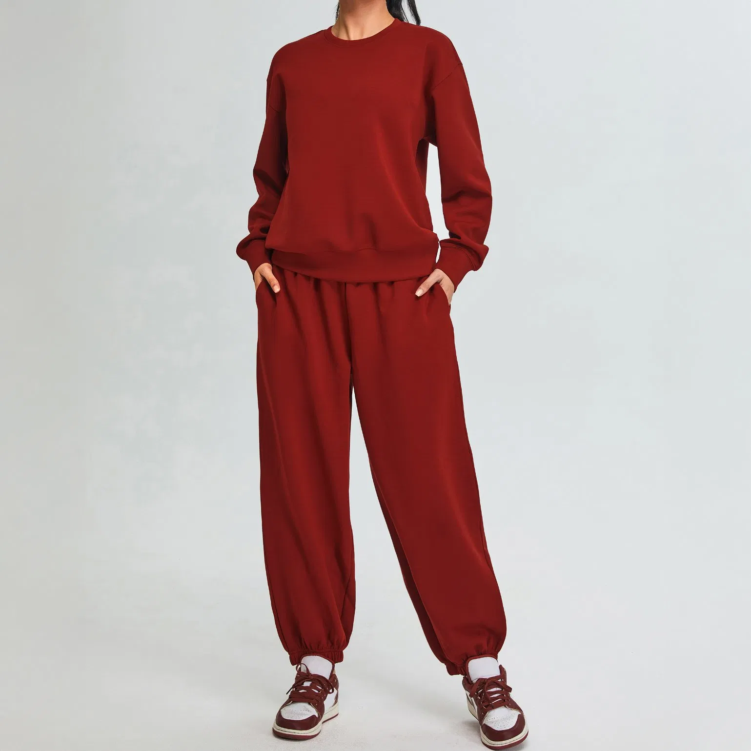 Soft Modal Sports Suit Set for Women - Casual Fitness Wear