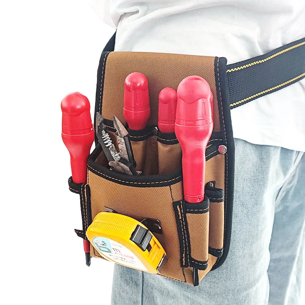 Durable Oxford Tape Measure Waist Bag with Wear-Resistant Belt