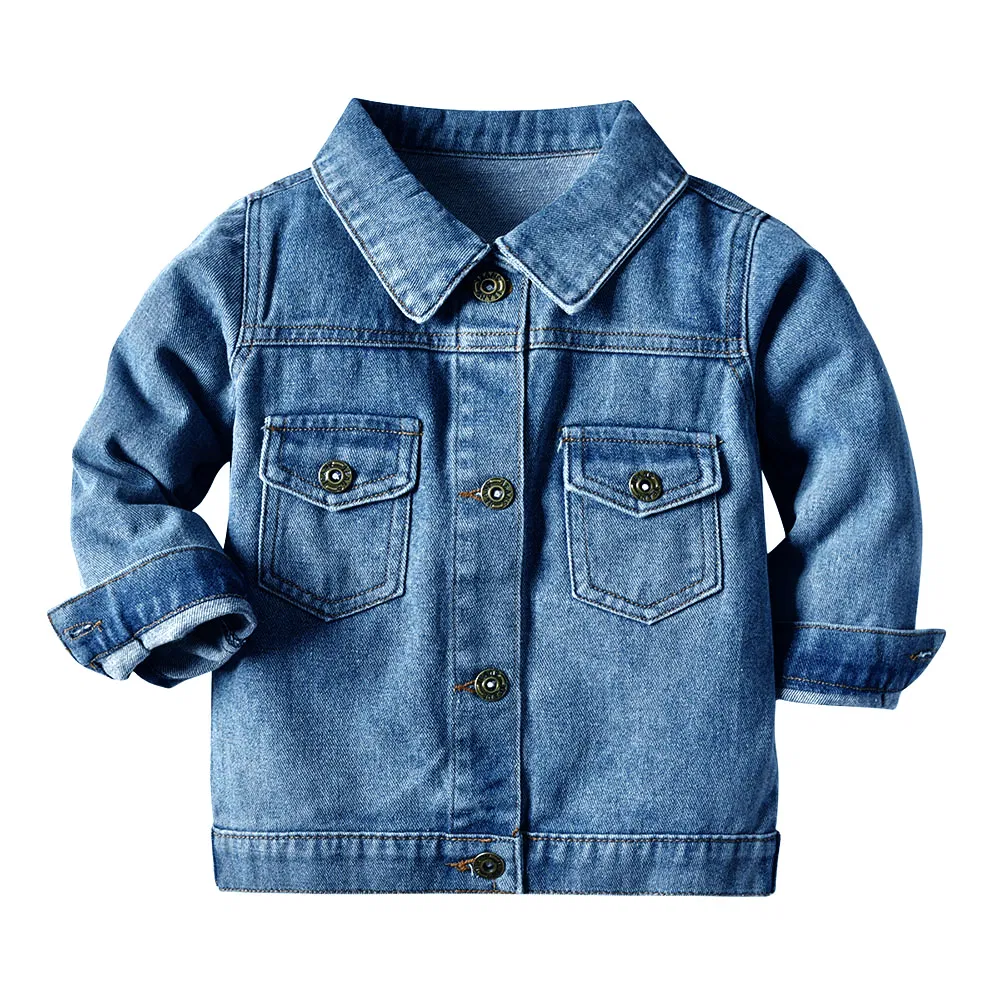 Children Denim Jean Jacket Kids Clothes Kids Denim Jackets Jeans Jacket Kids Wear Fashion Wear Girls Boys Jackets Jeans Coat Denim Clothes Children Fashion Wear