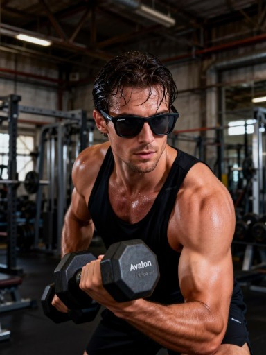 Polarized Black Square Sunglasses Men Business Fashion Eyewear