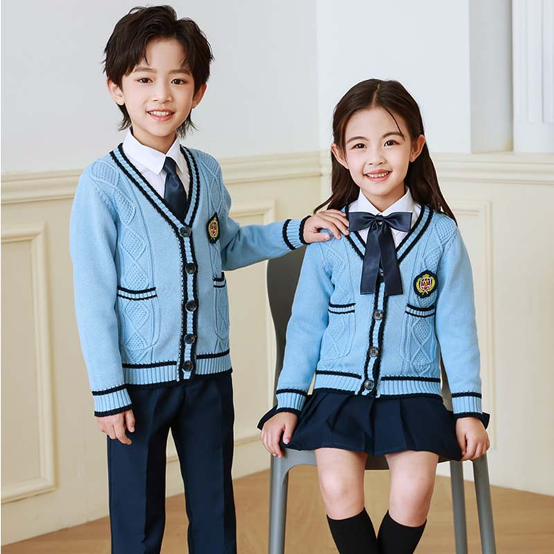 Child Formal Dress for Autumn School Uniform Students Clothing Kids Clothes for Children Wear
