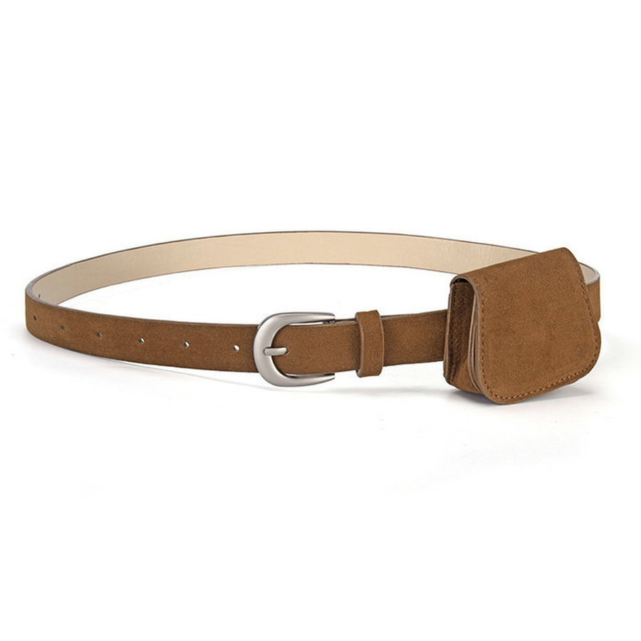 Not Easily Cracked Lady PU Dress Waist Belt for Workwear