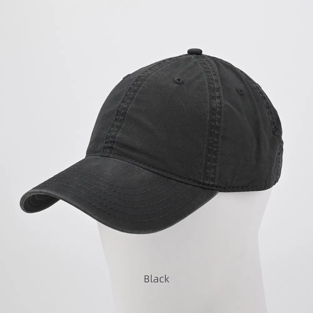 Wholesale Custom Logo Vintage Do Old Water Washing Fashion Cowboy Sport Shade Hat Baseball Cap