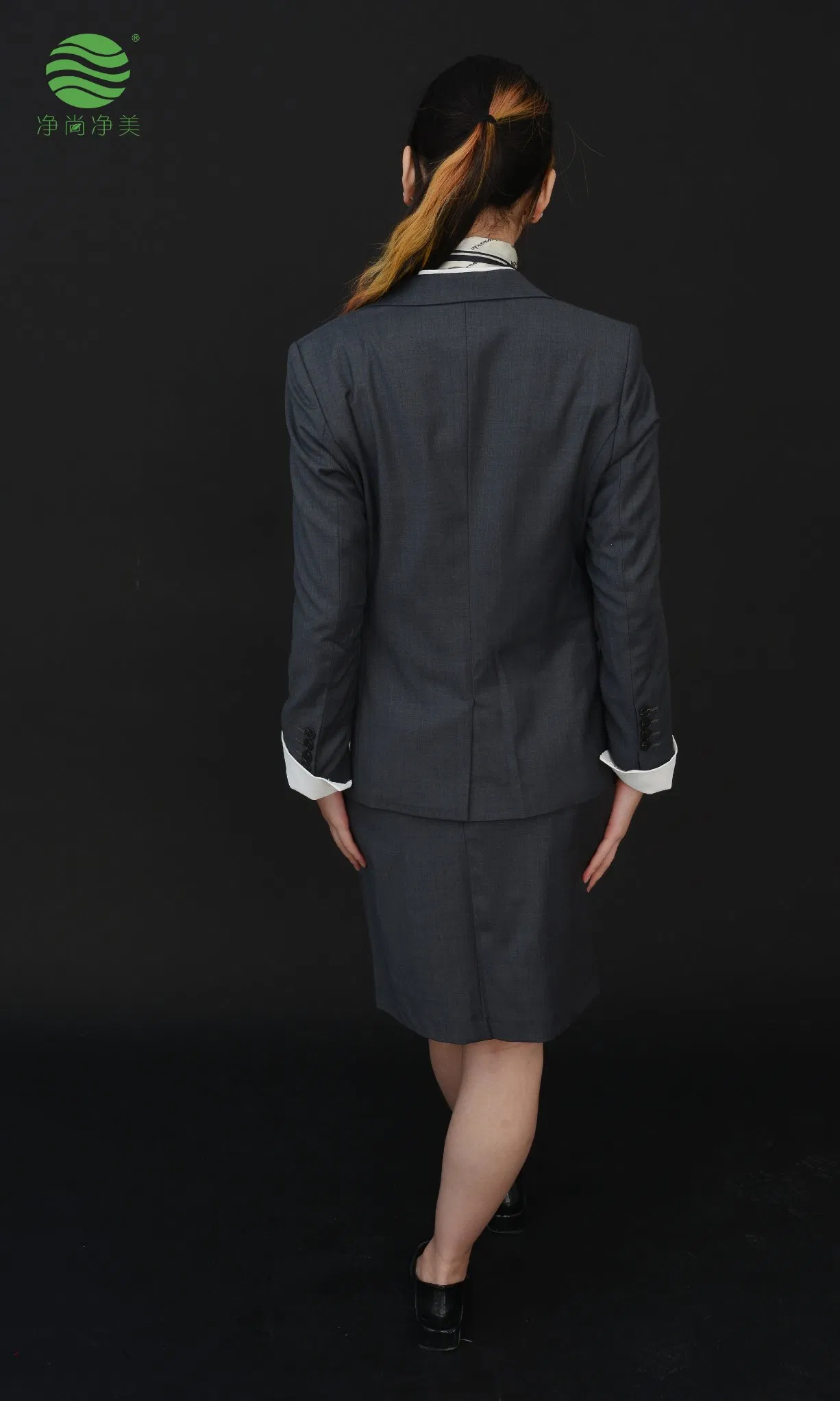 Formal Occasion Office Lady Workwear for Business Setting with Tailored Pencil Skirt