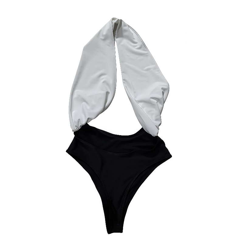 One Piece Swimsuit Slimming Cutout Fashoin Swimwear Bathing Suit Female Beachwear