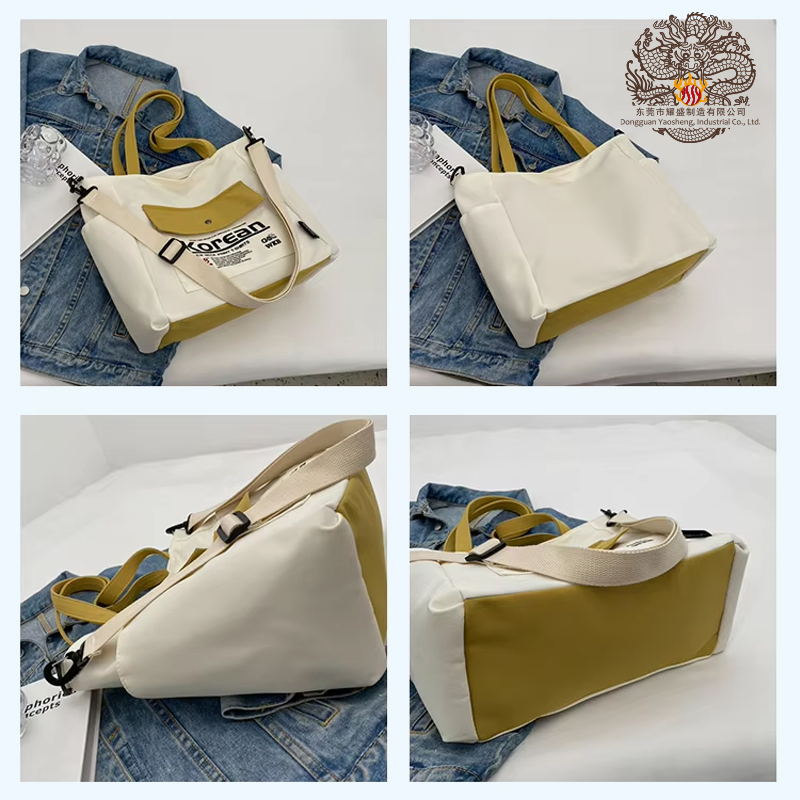 Customized Canvas Tote with Large-Capacity Handbag for Company's Anniversary Gift Bags