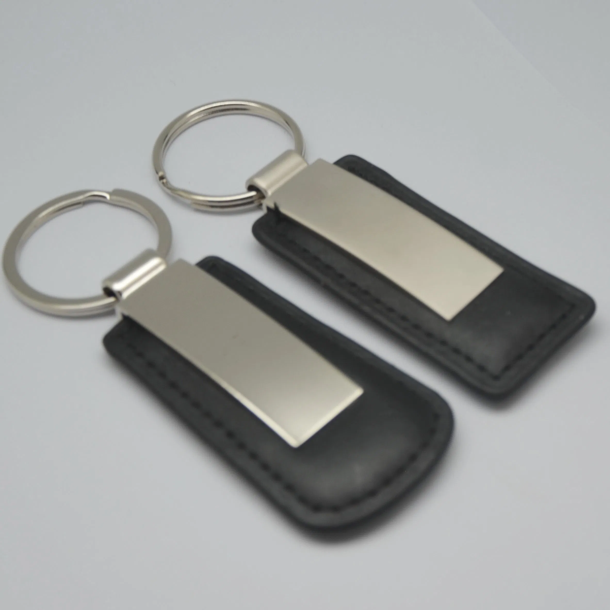 Customizable Luxury Custom Key Holder Key Chain Genuine PU Leather Personalized Keychain Accessories