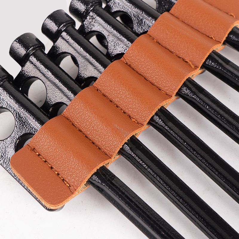 PU Leather Portable Tent Peg Organiser Outdoor Camping Peg Bag Accessories