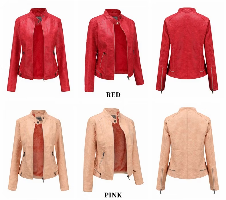 Wholesale Fur Coat Fashion Down Puffer Jackets Waterproof Women Faux PU Lather Jackets for Winter Outerwear Coats Ladies Coat - Faux Leather Jacket and Winter