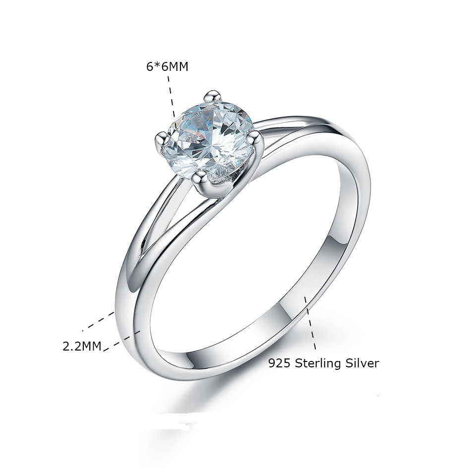Fashion 925 Sterling Silver Fine Jewelry with CZ Customized Design for Wholesale