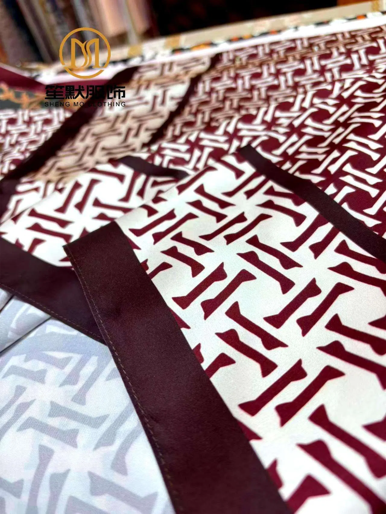 Elastic Satin Baby Seam 70*180cm Printed Hijab Muslim Scarf Shawl Factory