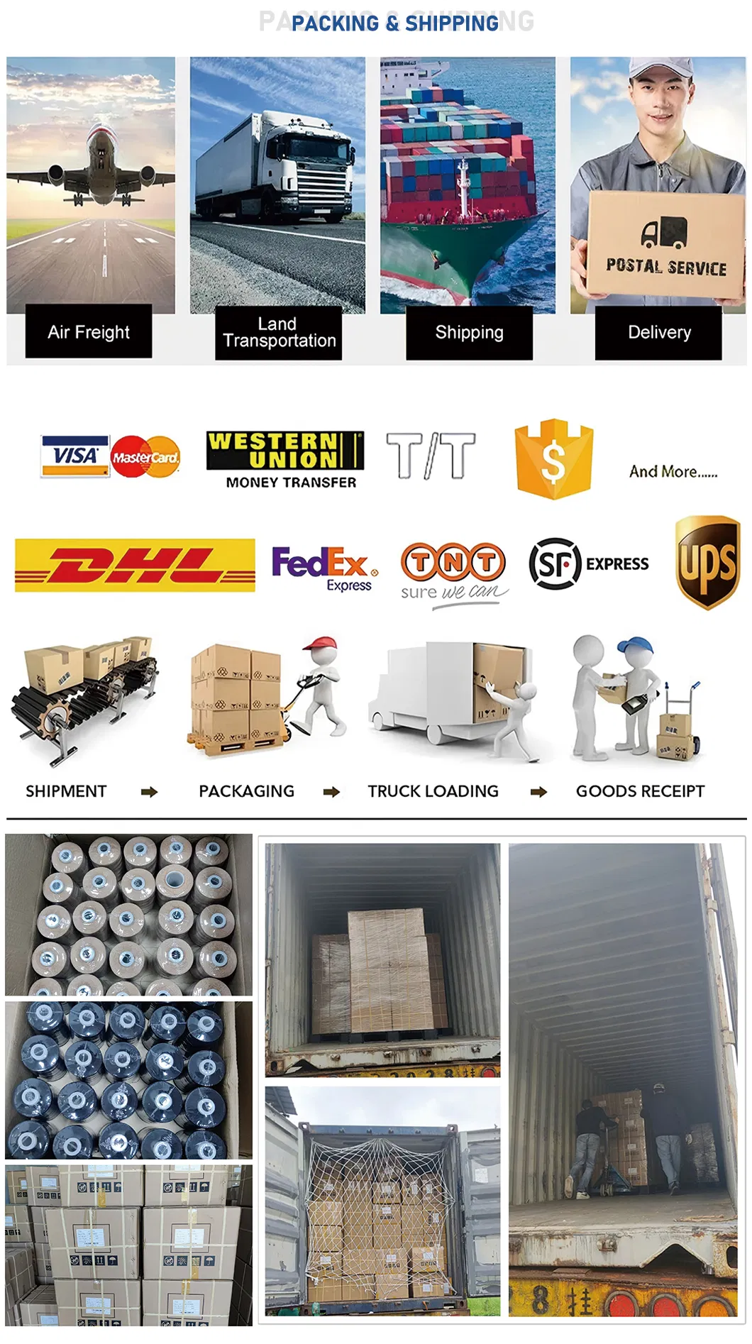 Packaging and Shipping