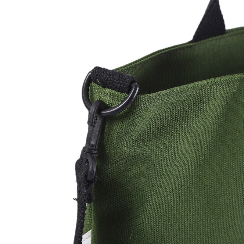 Women's Korean Relaxed Trend Canvas Handbag Exclusive Simple Design Large Capacity Single Shoulder Tote