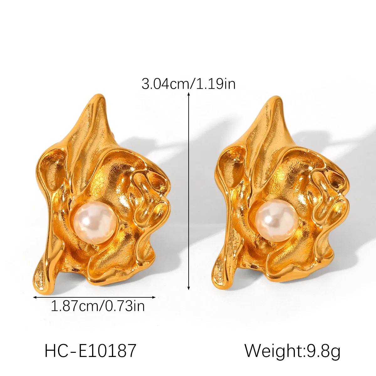 Coastal Style Titanium Steel Starfish Shell Necklace Bracelet Earrings Jewelry