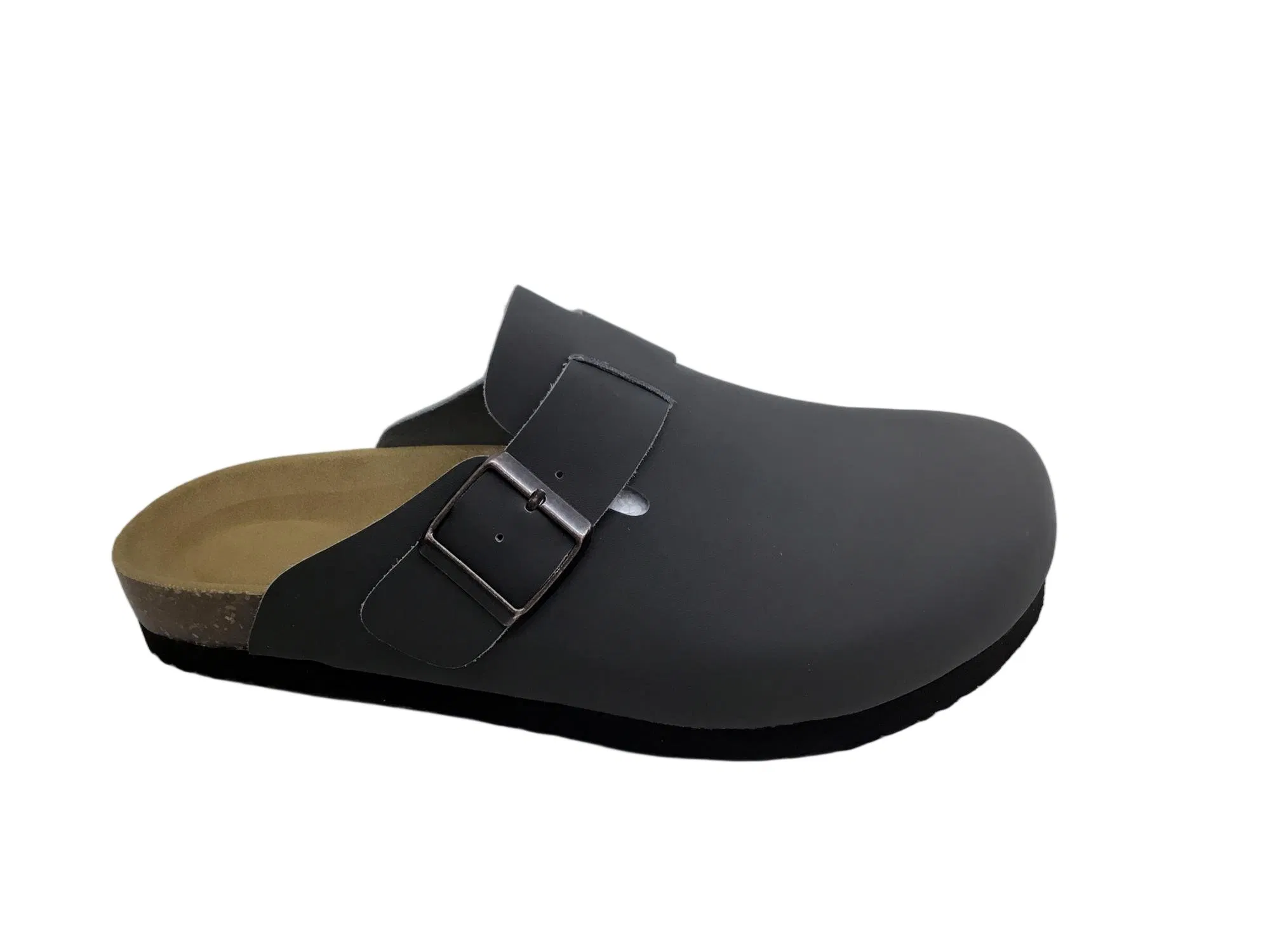 Suede Leather Clogs Comfortable Durable Borken Style Casual Footwear