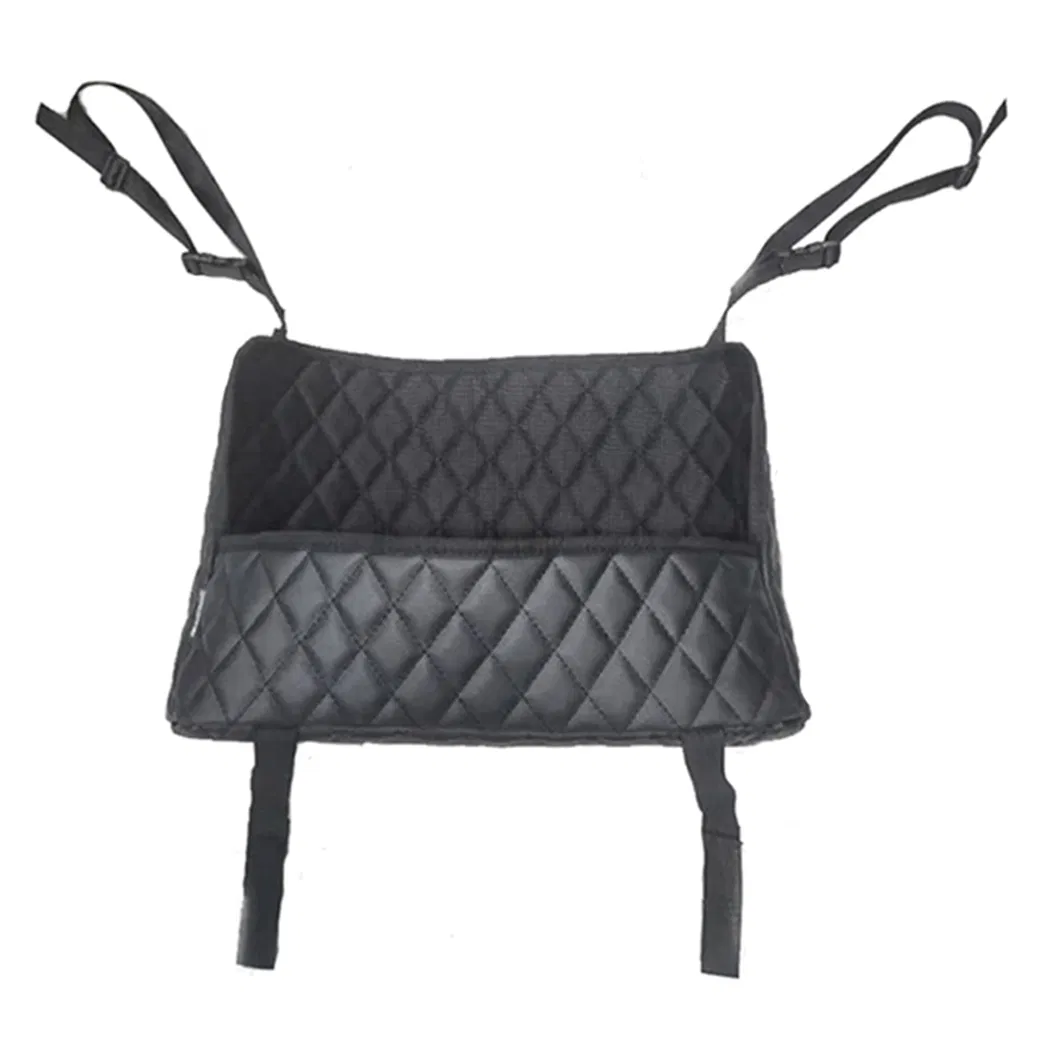 Stylish OEM Leather Car Handbag Holder for Snacks and Accessories