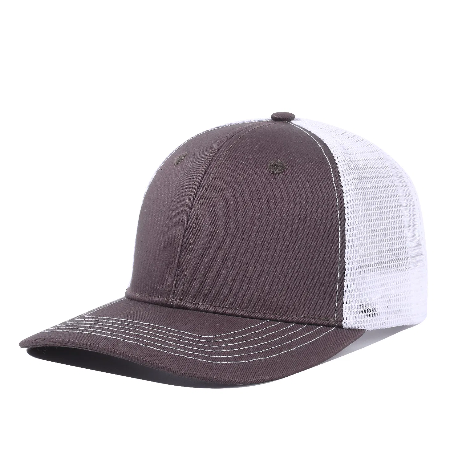 80 Colors Solid High Quality Custom Logo 6 Panel Mesh Trucker Sports Golf Snapback Cap for Men Fitted Richardson 112 Trucker Hat