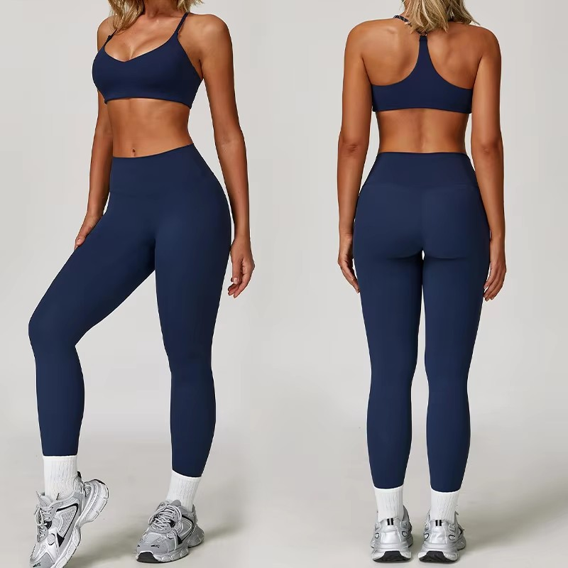 Active &amp; Athleisure Wear 5 Pieces Matching Set Yoga Fitness Gym Casual Sports Clothes for Women