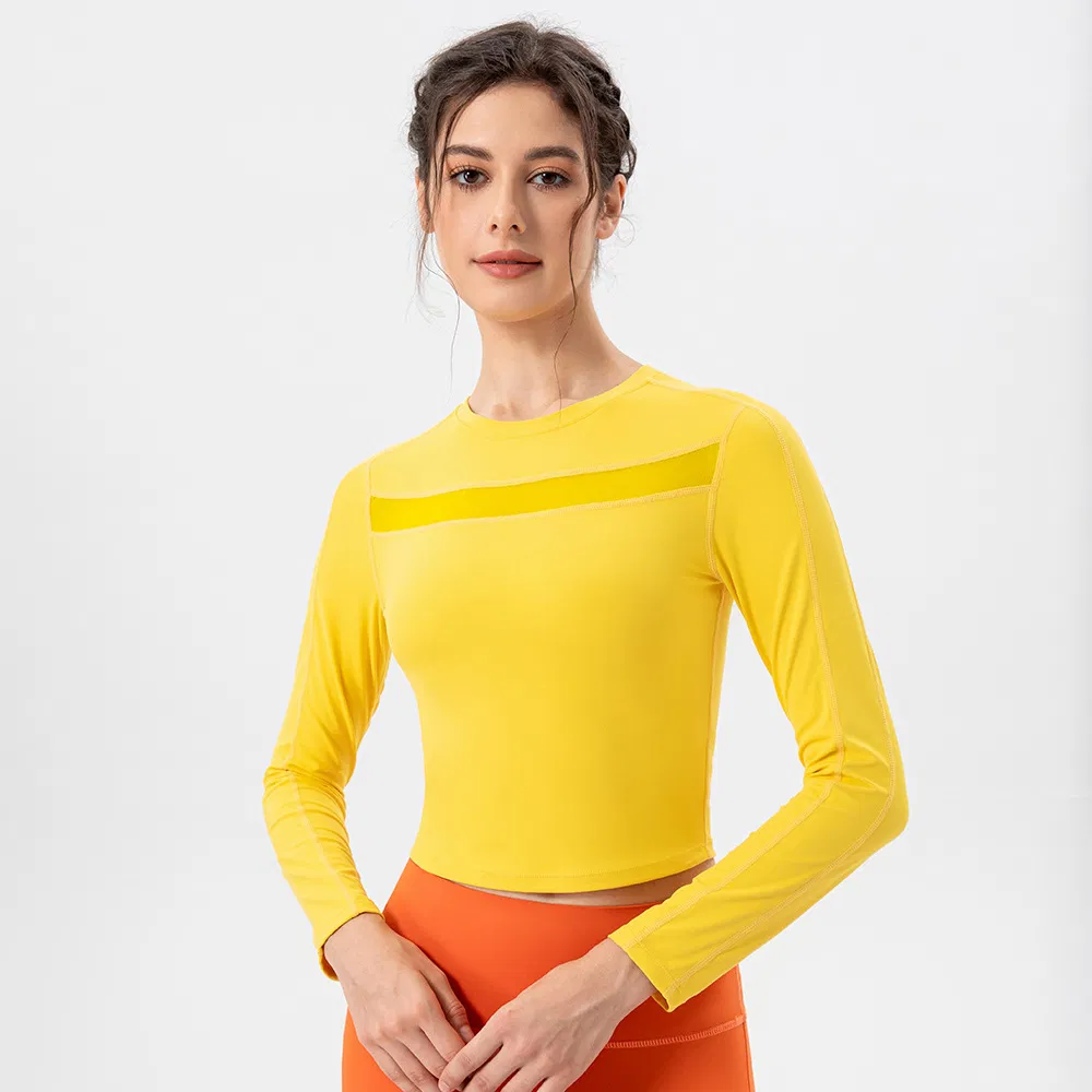 Custom Logo Ladies Pullover Sweater Loose Yoga Wear Casual Fitness Long Sleeve Running T Shirts Warm Women Sports Sweatshirt