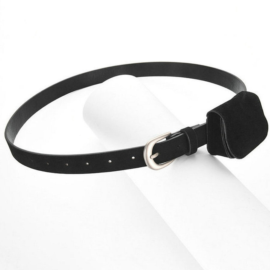 Not Easily Cracked Lady PU Dress Waist Belt for Workwear