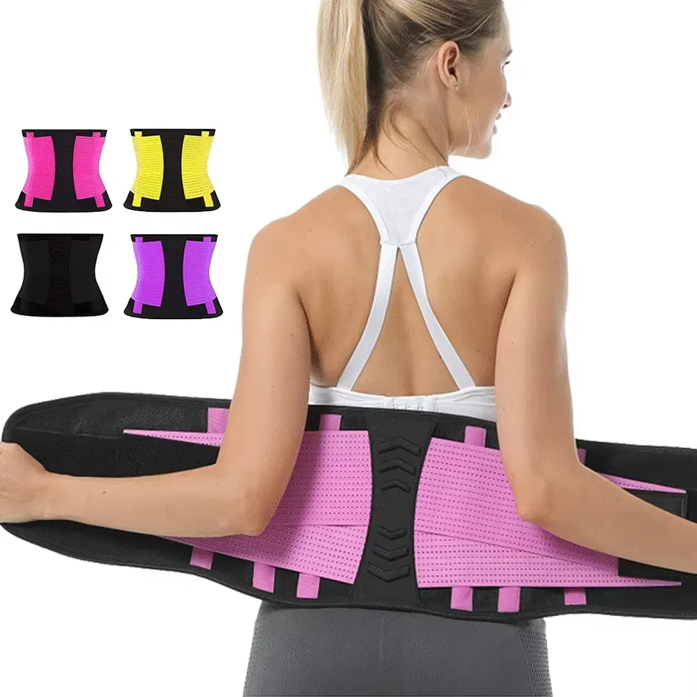 2025 Women's Sport Wear Waist Brace Belt Latest Design with Adjustable Compression Straps XXL Size for Adults