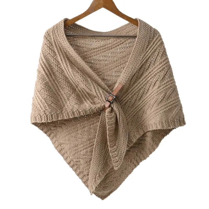 Knitted Cape Shawl 1