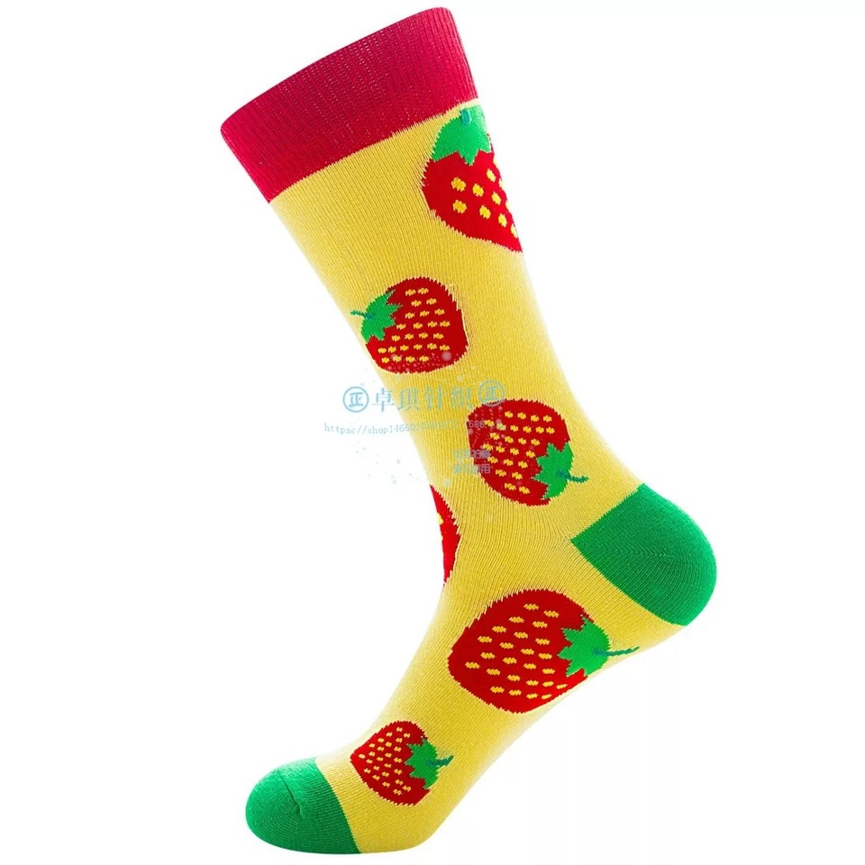 Classic Men Dress Socks OEM Men's Casual Premium Cotton Socks Custom Logo Fashion Trendy Socks