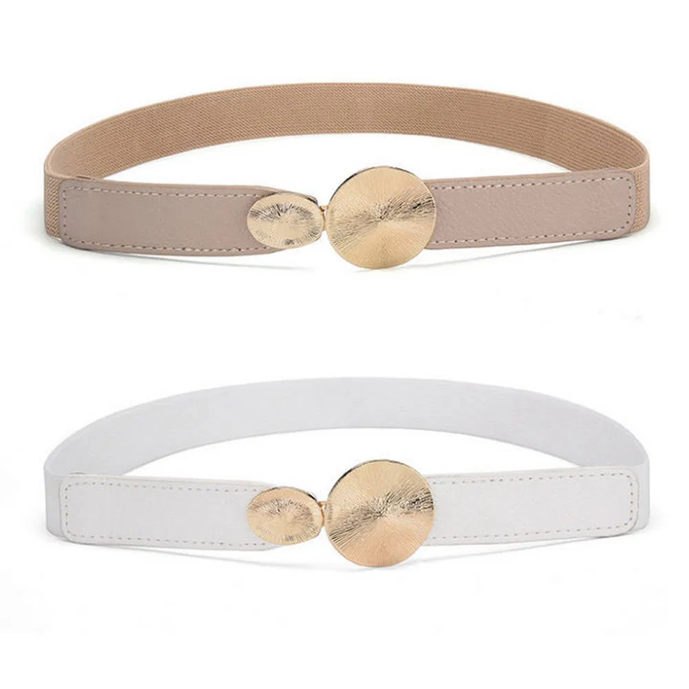 Fold Resistant Not Easily Cracked Lady PU Waist Belt for Workwear