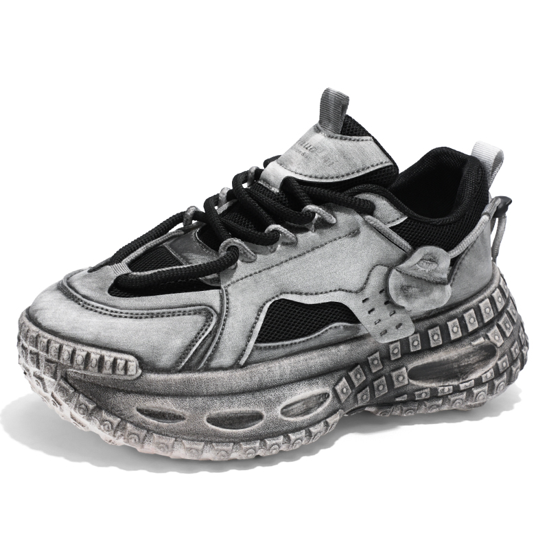 Trendy Chunky Designer Thick Sole Retro Style Sneakers Zapatillas Hombre Casual Shoes Fashion Male Tenis Sports Footwear for Men