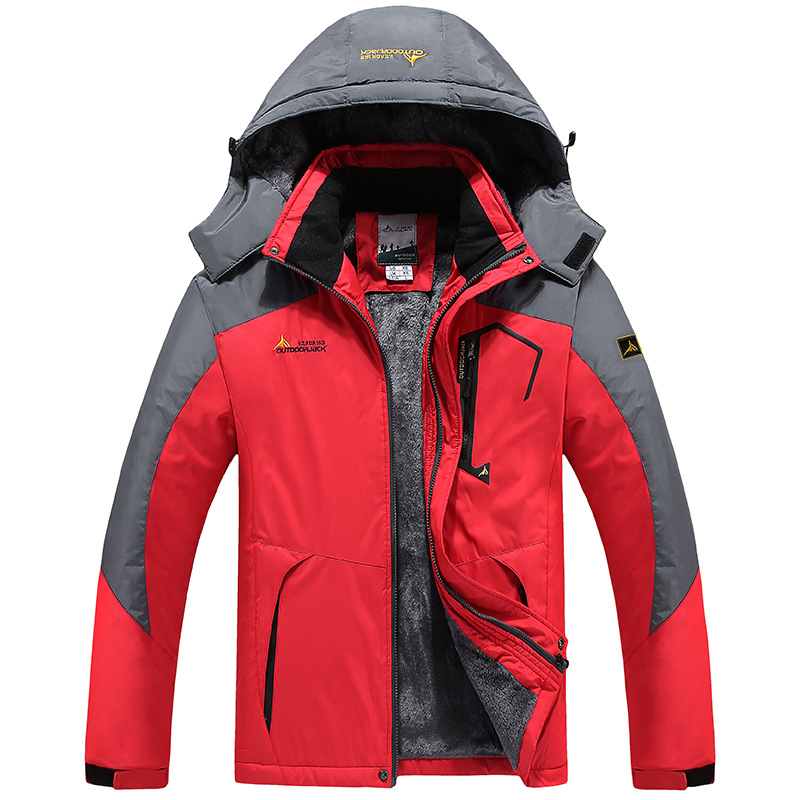 Unisex Fleece-Lined Outdoor Jacket - Stylish Outerwear for Hiking and Trekking