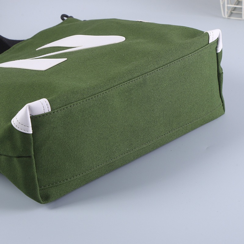 Women's Korean Relaxed Trend Canvas Handbag Exclusive Simple Design Large Capacity Single Shoulder Tote