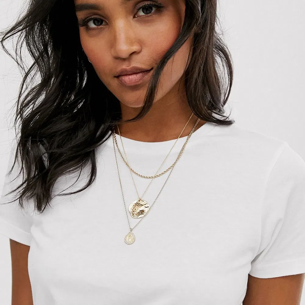 Summer Popular Womens Tops Fashion Basic Comfy Vacation Short Sleeve T-Shirts