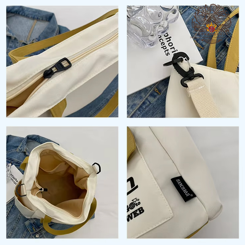 Customized Canvas Tote with Large-Capacity Handbag for Company's Anniversary Gift Bags